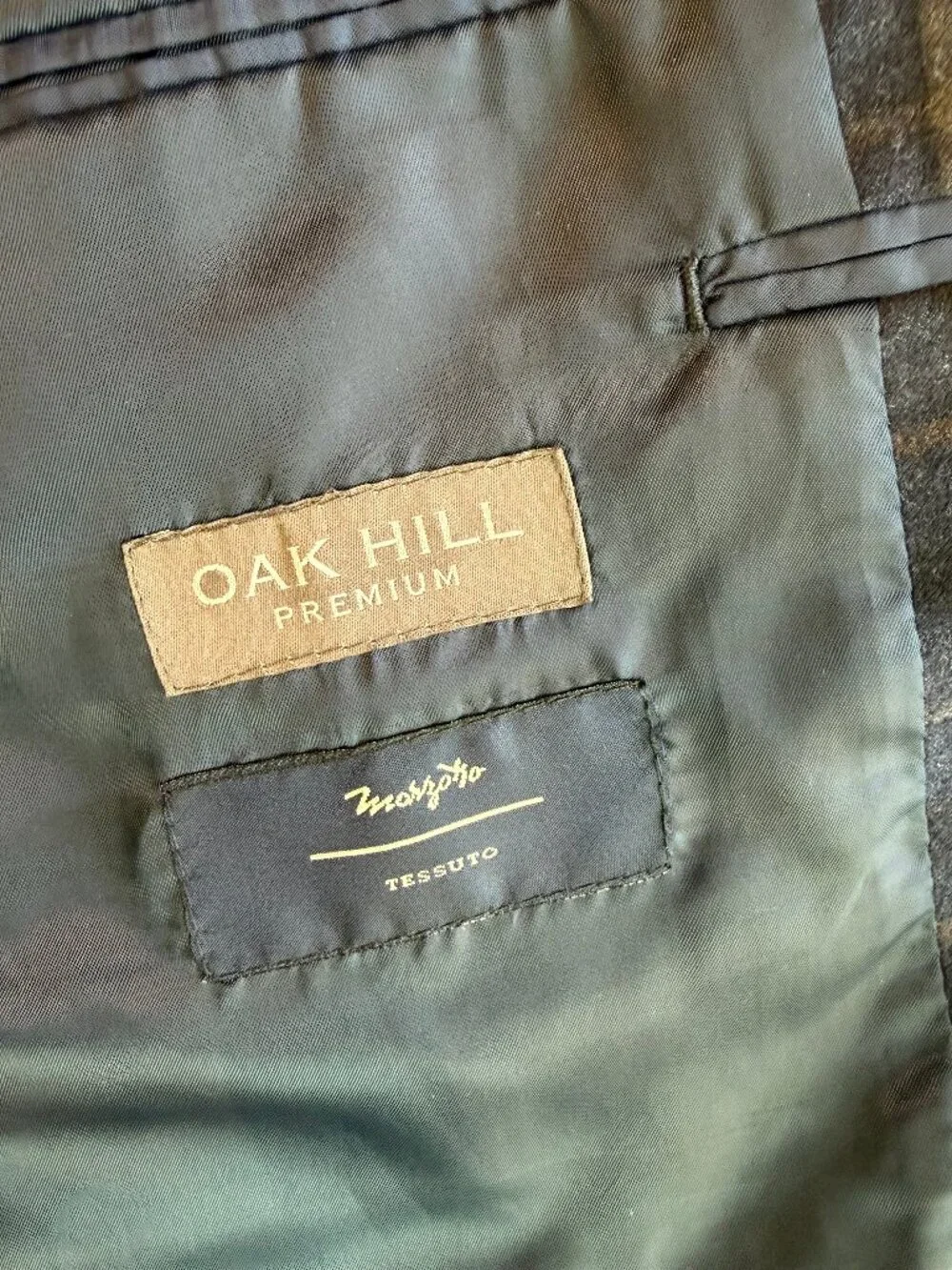 Oak Hill Plaid Windowpane Sports Coat 54L
